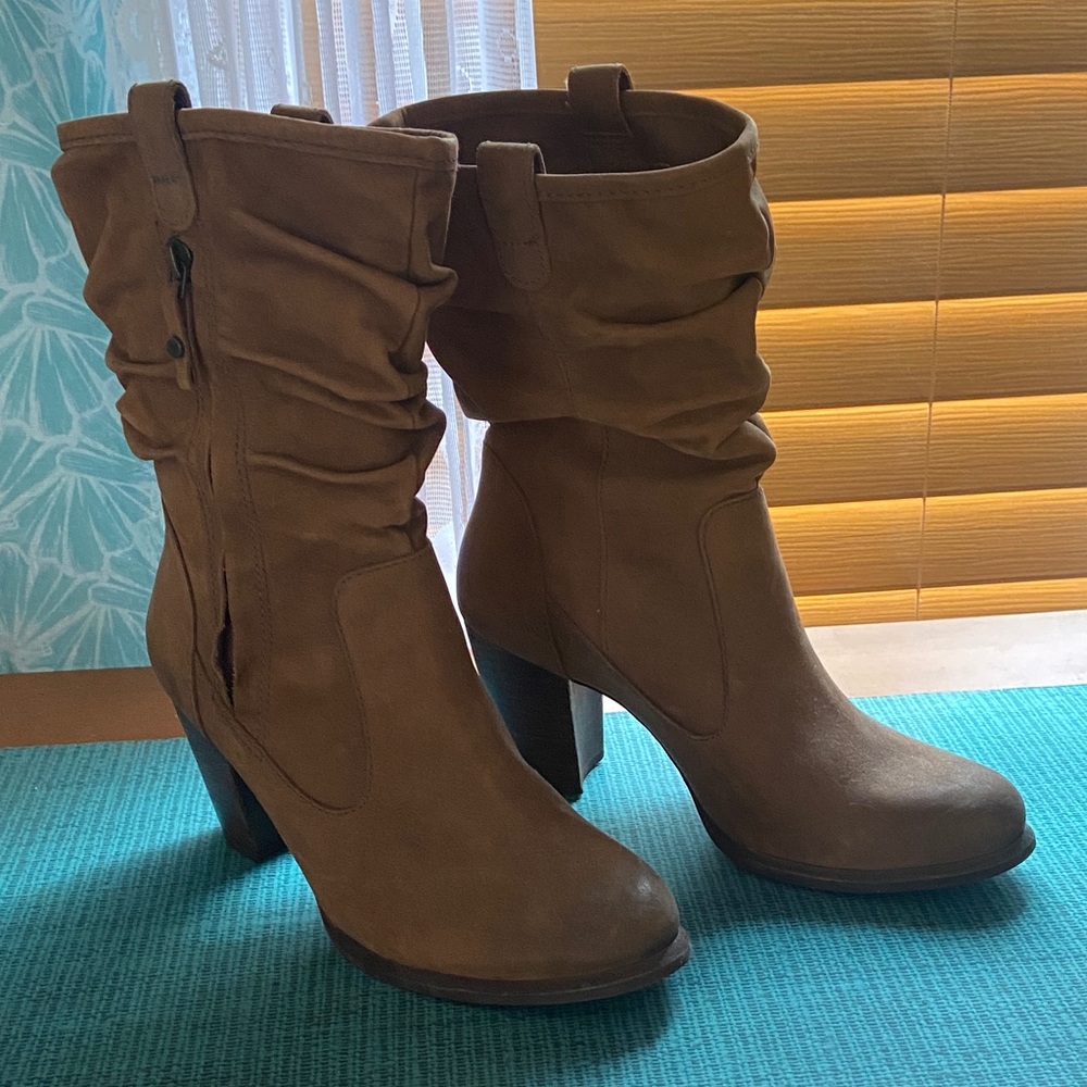 UGG Tan Heeled Boots